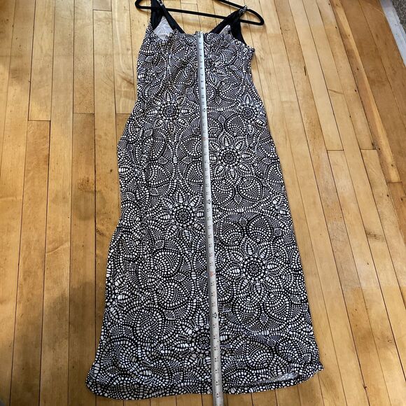 Nicole By Nicole Miller Dress Women’s Size Small Black & White Sleeveless Maxi - Picture 11 of 11